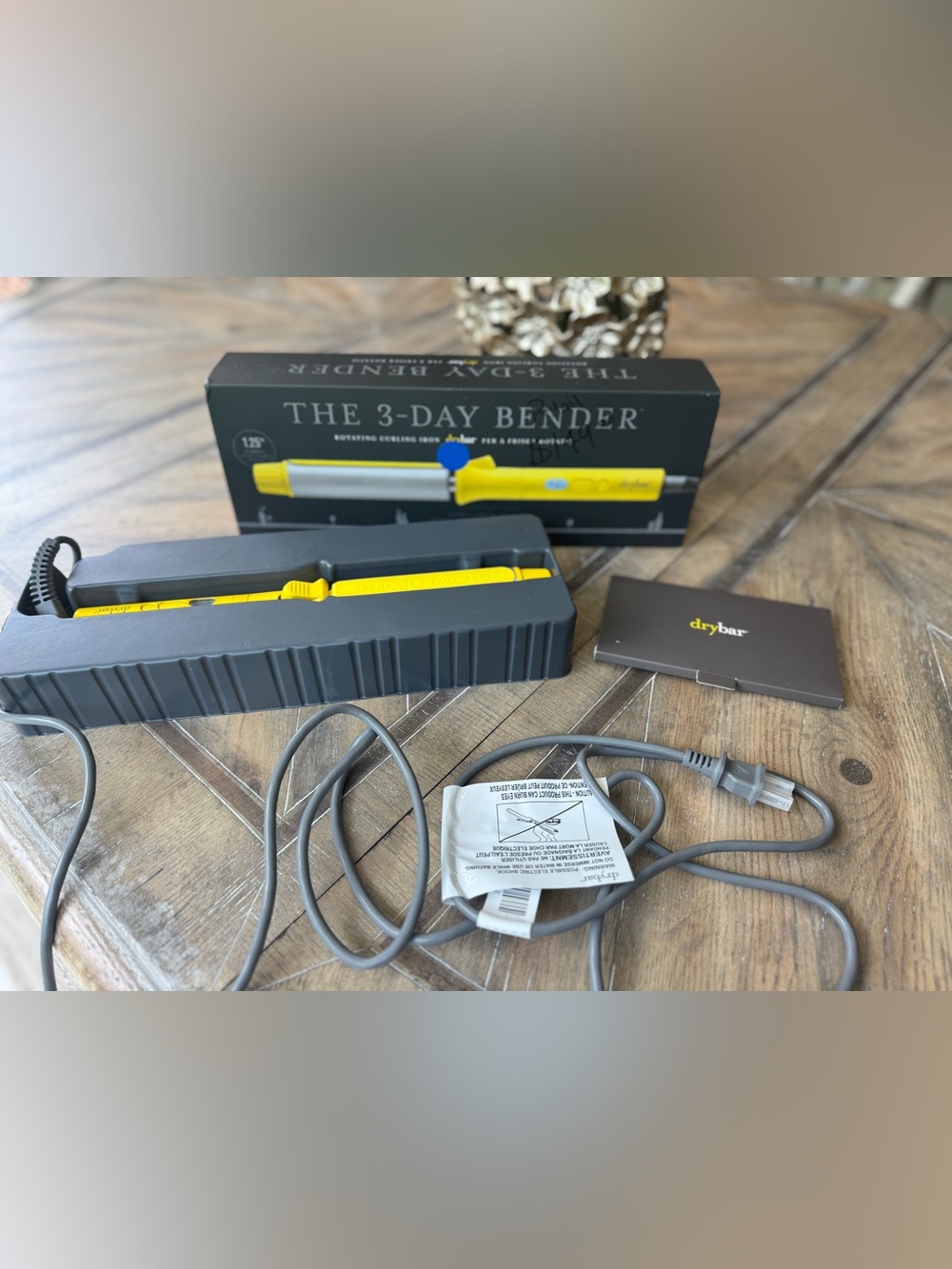 NWT Drybar The 3-Day Bender Rotating Curling Iron 1.25 inch
